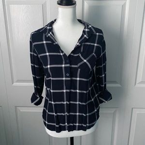 Tommy Hilfiger women’s half button up shirt